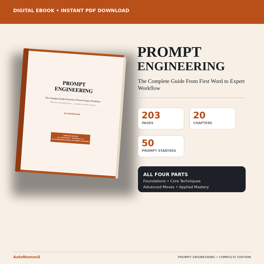 Prompt Engineering: The Complete Guide From First Word to Expert Workflow