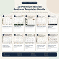 10 Premium Notion Business Templates Bundle
