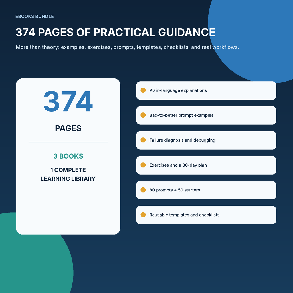 Complete AI Mastery Bundle - 3 Premium PDF eBooks