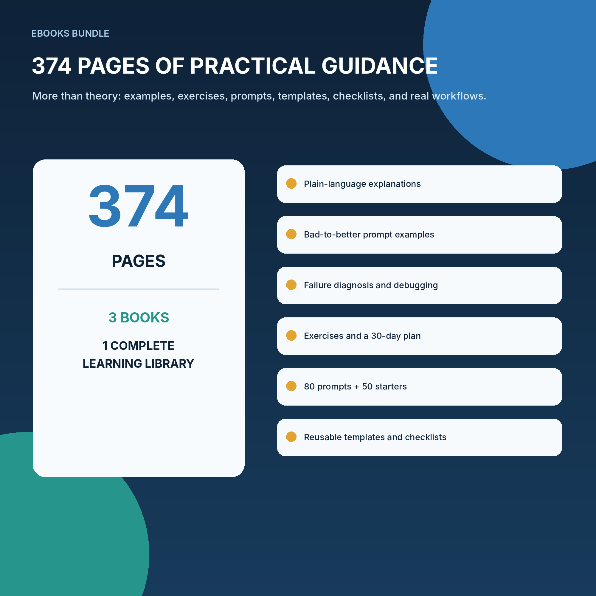 Complete AI Mastery Bundle - 3 Premium PDF eBooks