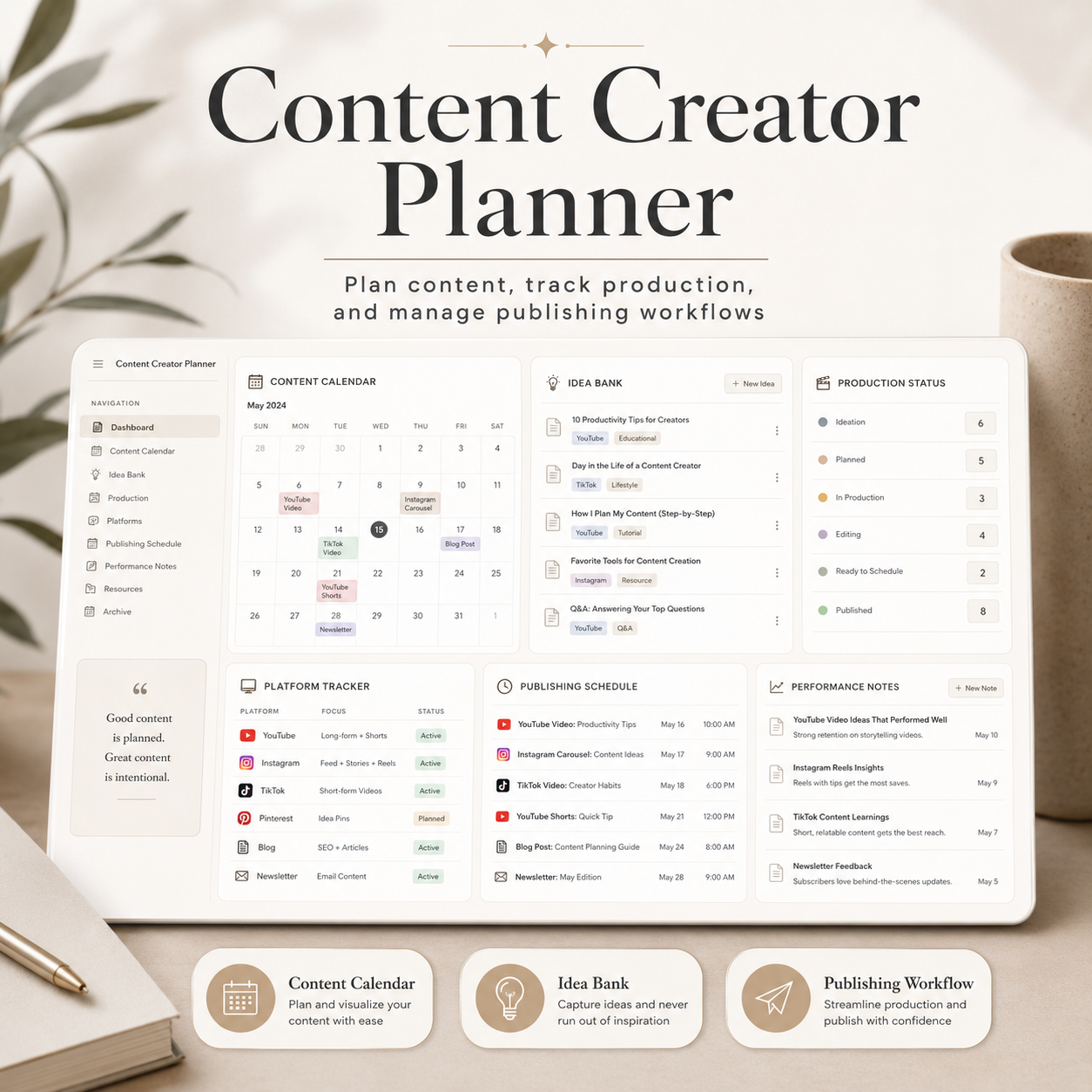 10 Premium Notion Business Templates Bundle