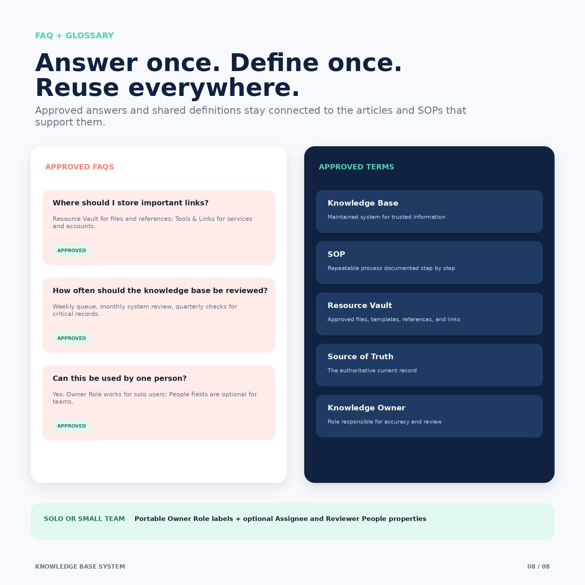 Knowledge Base System - Premium Notion Template