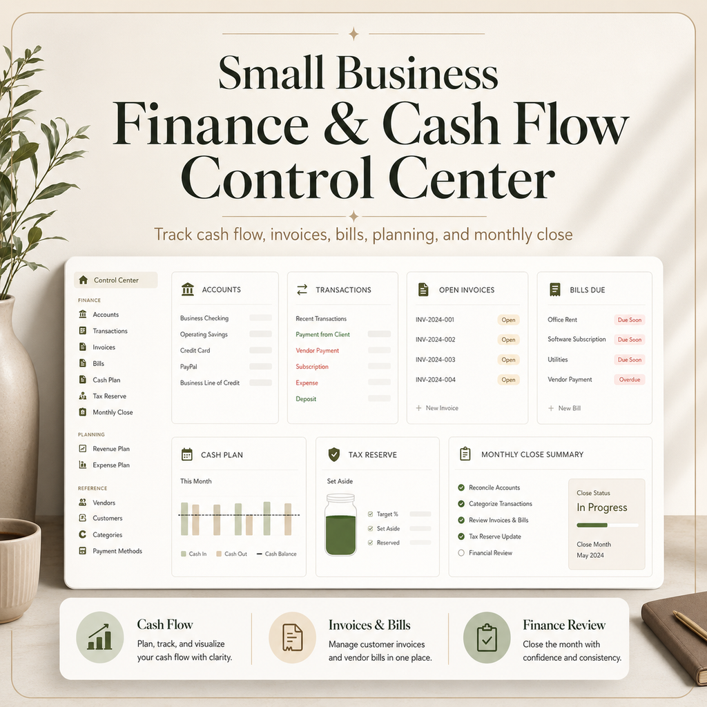 10 Premium Notion Business Templates Bundle